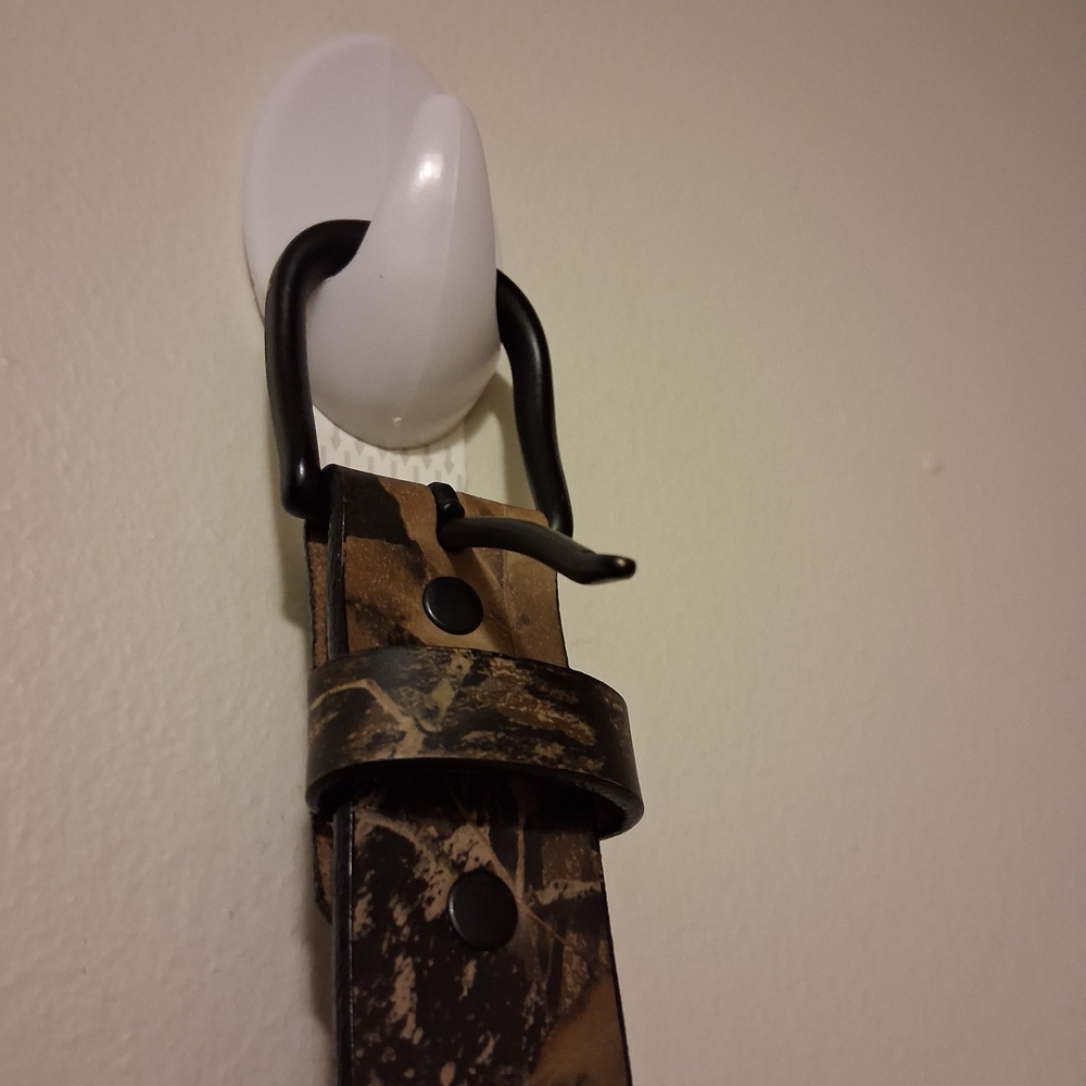 Red Wing Shoes Camo Leather Belt Size 30 Excellent Condition